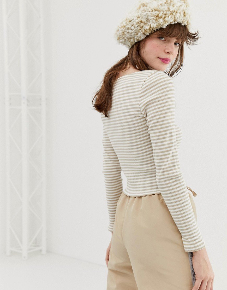 Ribbed Stripe Top
