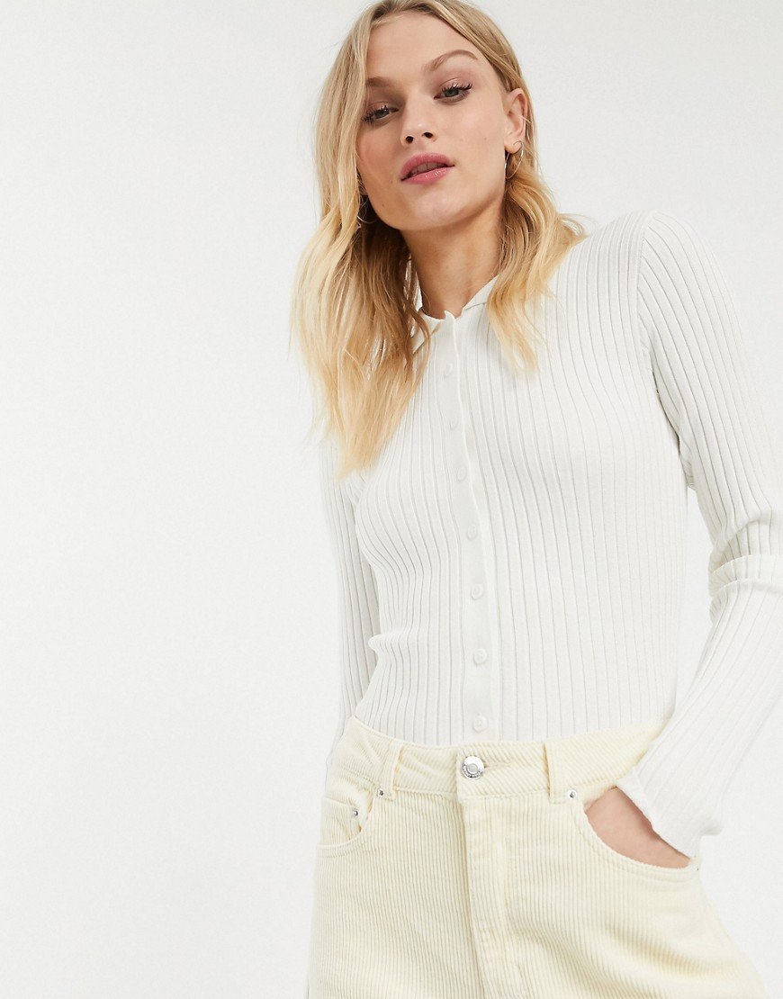 Button Through Fine Knit