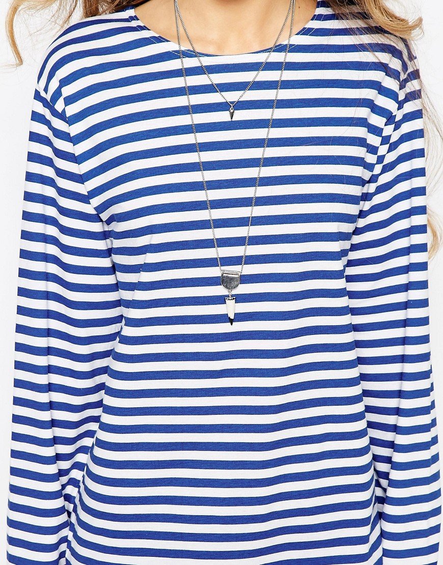 Stripe Long Sleeve Top
